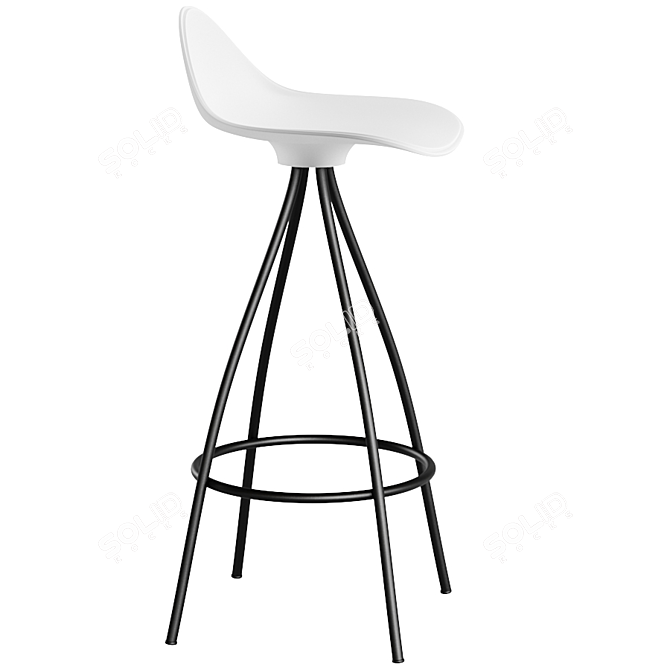 Onda Stool: Modern, Versatile, and Vibrant Furniture 3D model image 7