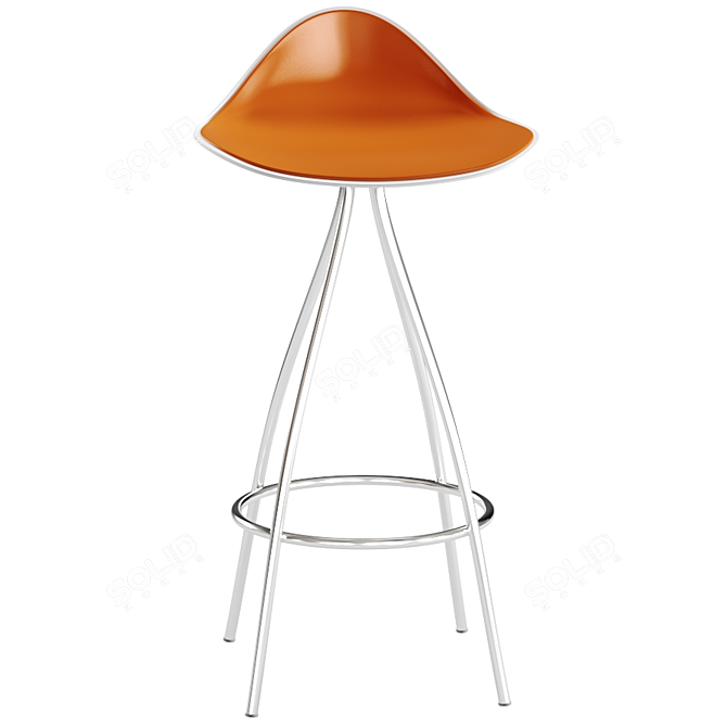 Onda Stool: Modern, Versatile, and Vibrant Furniture 3D model image 14