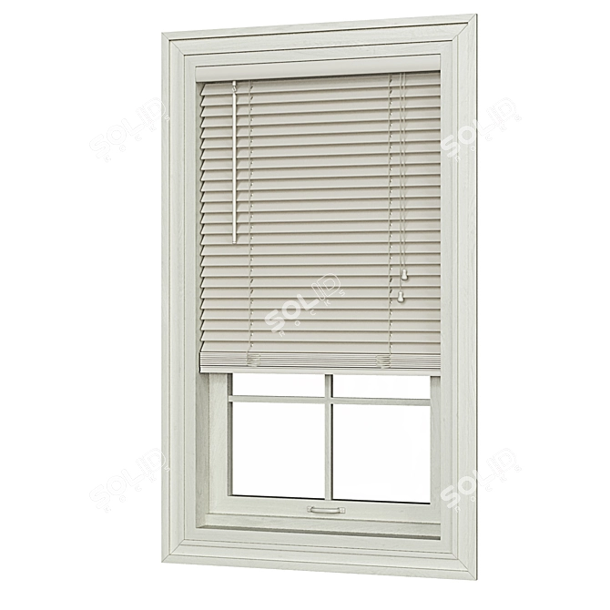 Modern Window Design - 2K Textures 3D model image 2