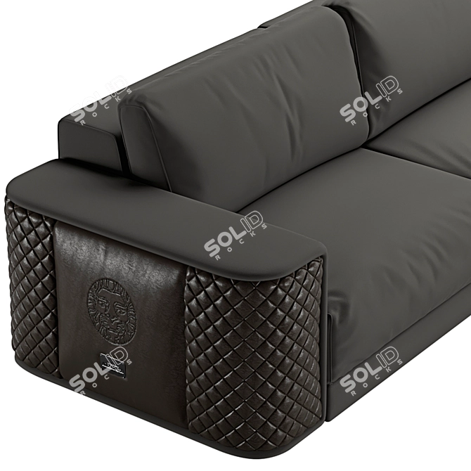 Master Sofa Collection: Fabric & Leather 3D model image 3