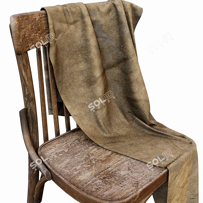 Vintage 2015 Chair 3D model image 2