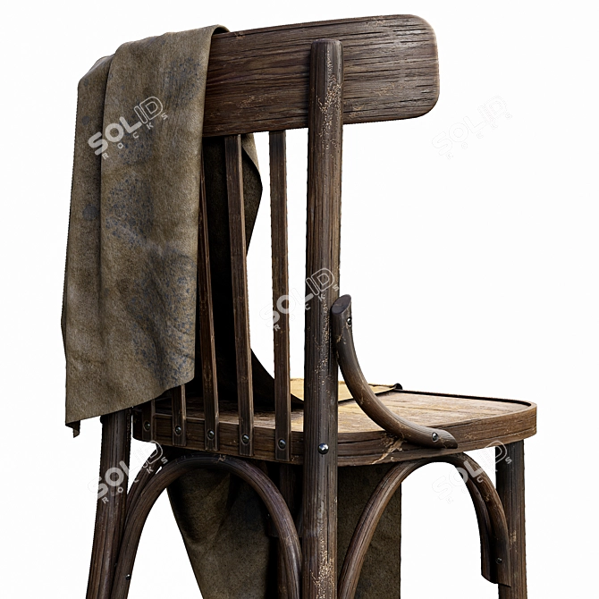 Vintage 2015 Chair 3D model image 4