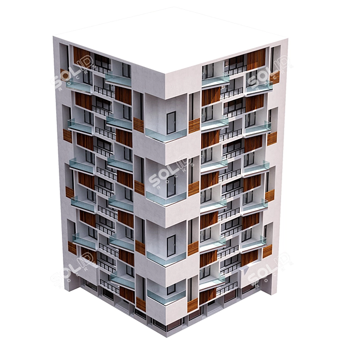 Cornerstone Residential Building Kit 3D model image 4