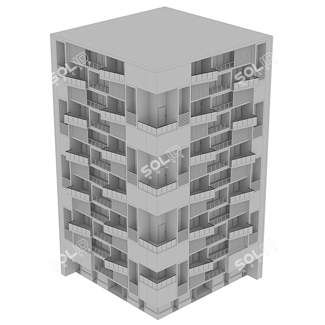 Cornerstone Residential Building Kit 3D model image 5