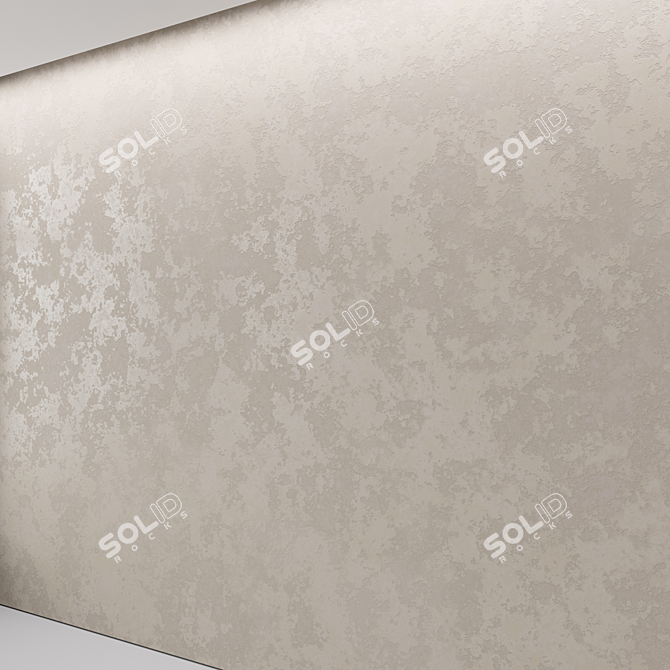Decorative Concrete Plaster, Seamless Textures 3D model image 2