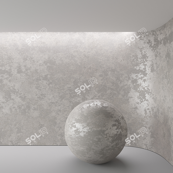 Decorative Concrete Plaster, Seamless Textures 3D model image 5