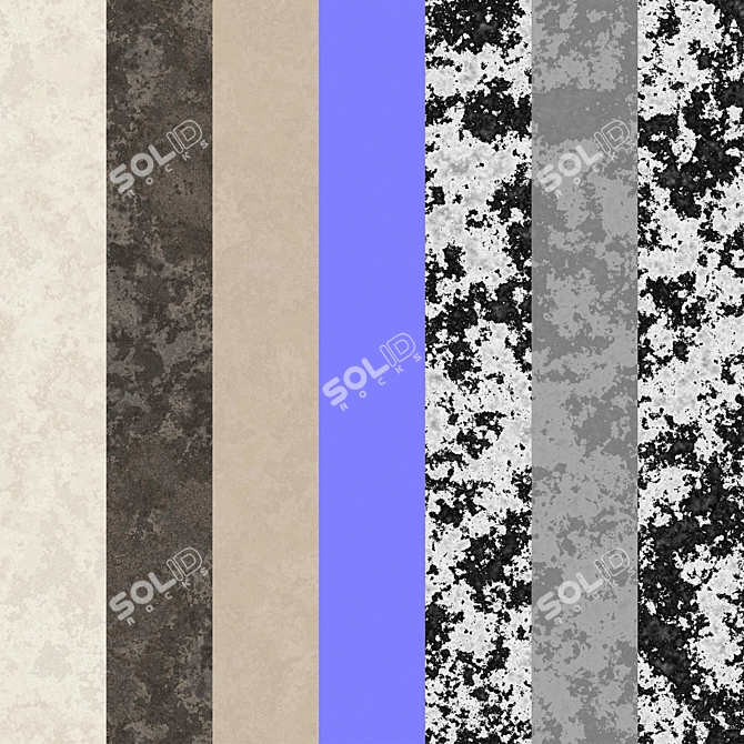 Decorative Concrete Plaster, Seamless Textures 3D model image 7