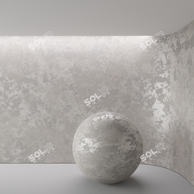 Decorative Concrete Plaster, Seamless Textures 3D model image 12