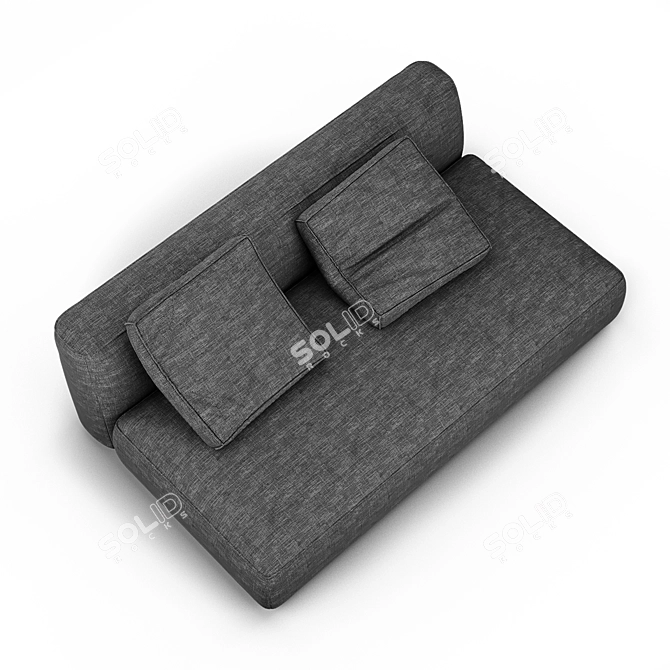 Form Mebel Stone Sofa 7 3D model image 2