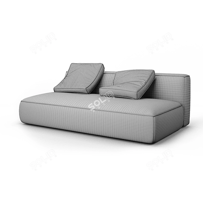 Form Mebel Stone Sofa 7 3D model image 3