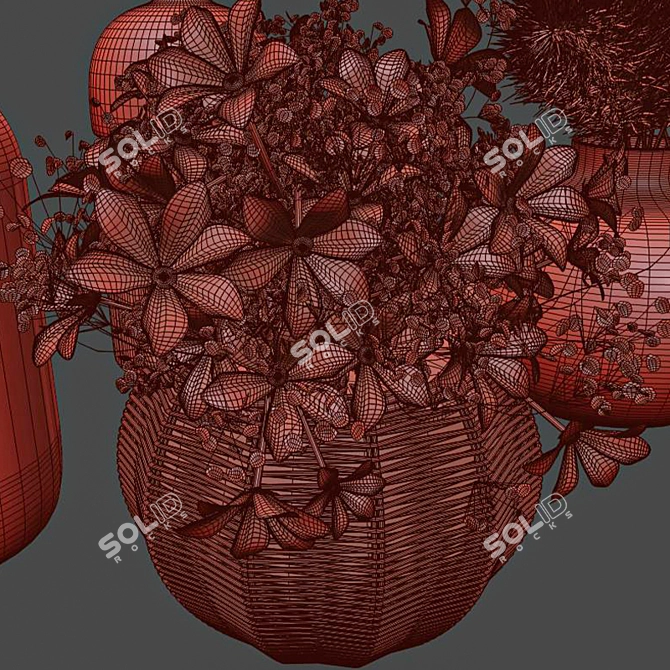 Pampas Bouquet: Max 2018 3D model image 5