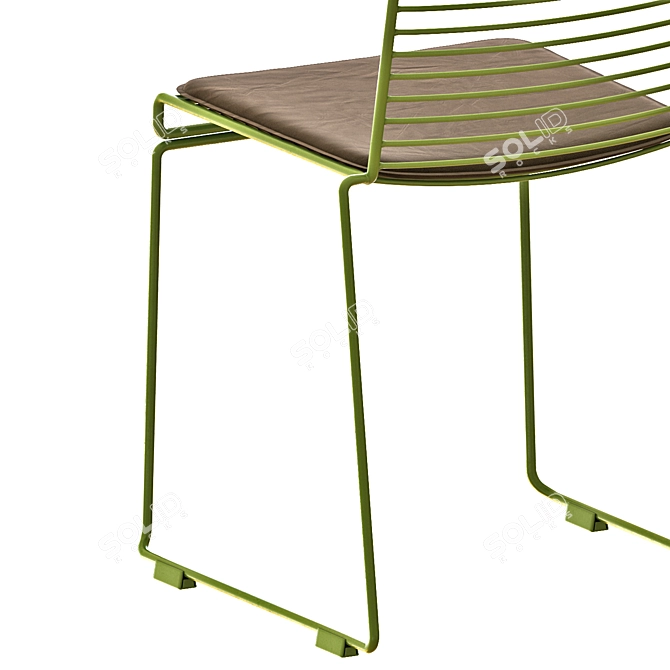 Modern Hay Table & Chair Set 3D model image 3