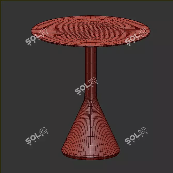 Modern Hay Table & Chair Set 3D model image 7