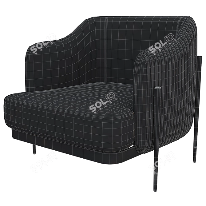 Royal Oxford Armchair Collection 3D model image 6