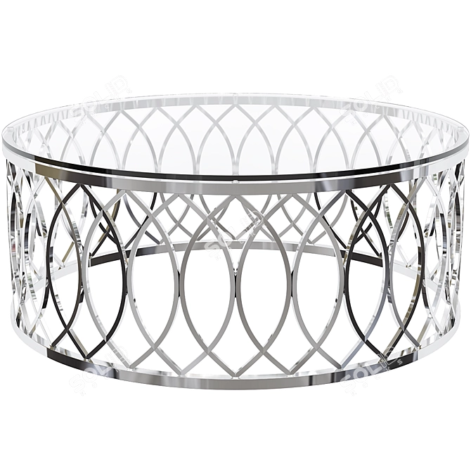 Elegant Halo Coffee Table - Modern Design 3D model image 1