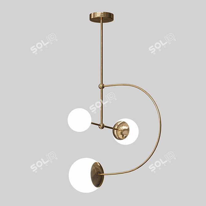Elegant Manuela Design Lamp 3D model image 1