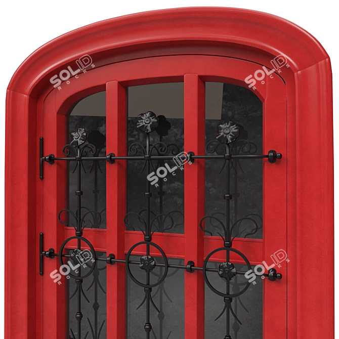 Classic 3D Max Door: 900mm x 2000mm 3D model image 4