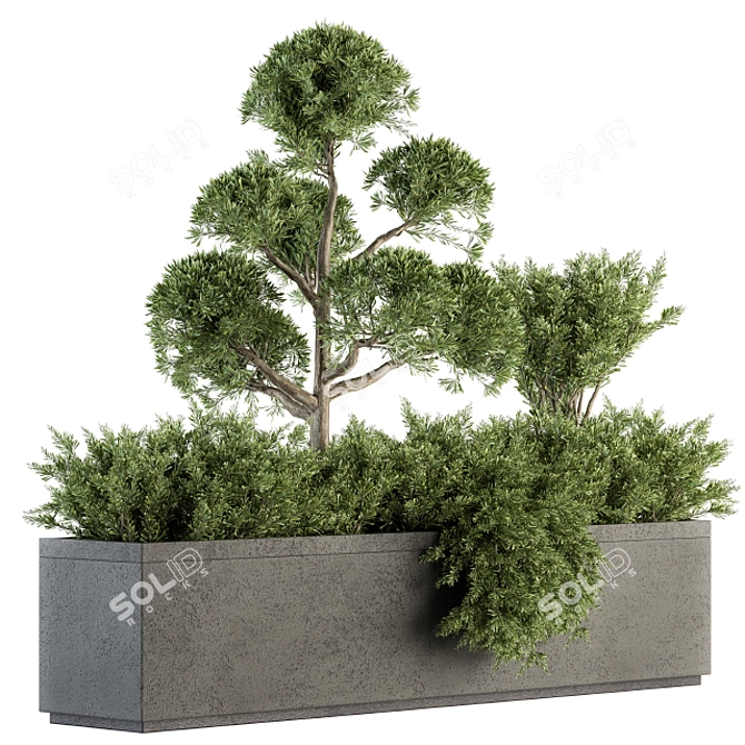 213-Piece Outdoor Plant Box Set 3D model image 1