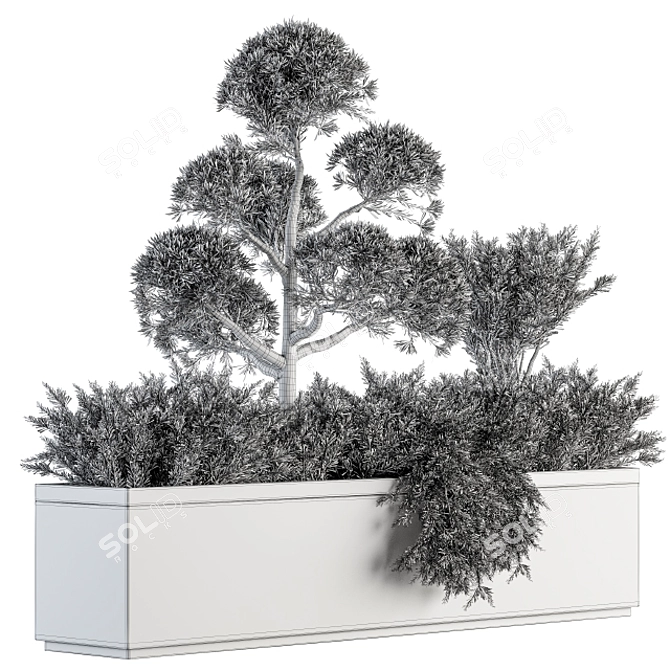 213-Piece Outdoor Plant Box Set 3D model image 5