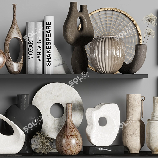 Elegant Decor Set - 3D Model 3D model image 4