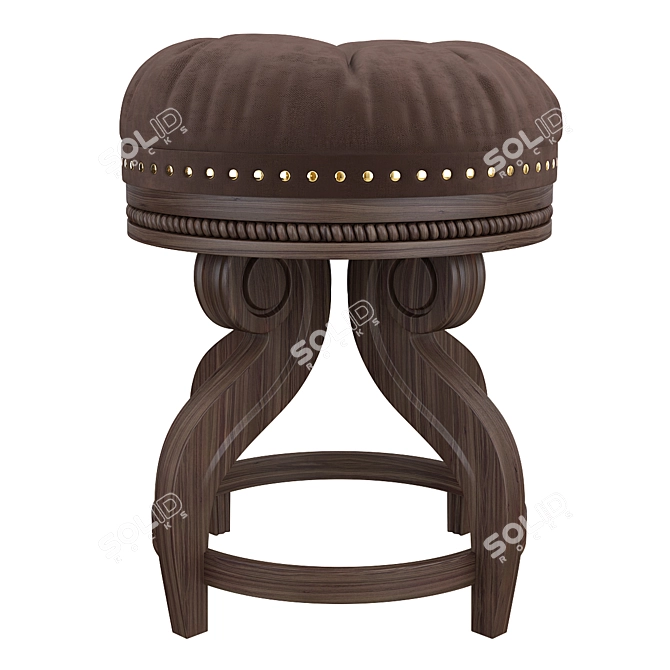 Sleek Bar Chair 3D model image 1