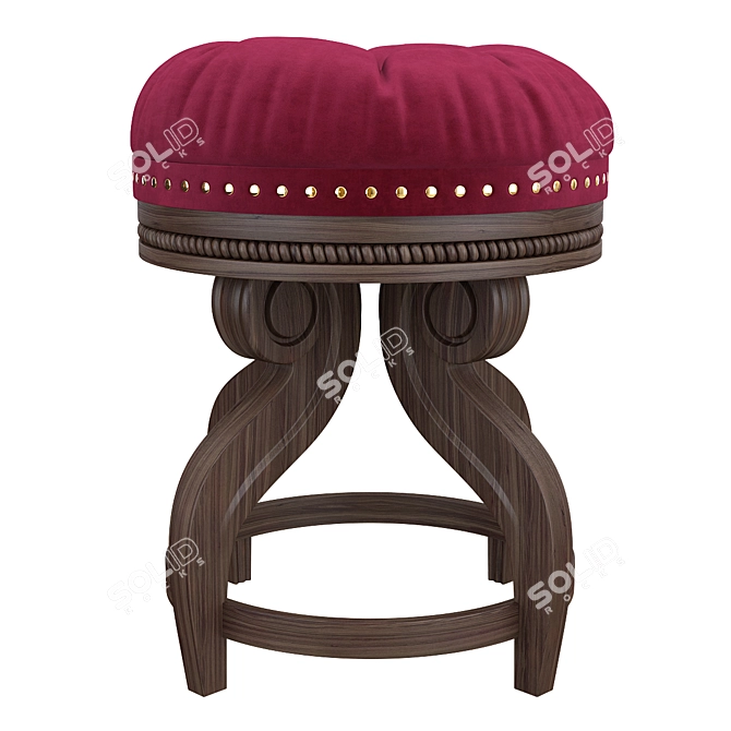 Sleek Bar Chair 3D model image 2