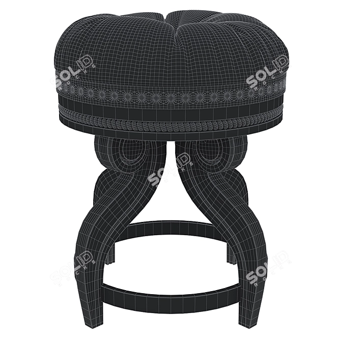 Sleek Bar Chair 3D model image 6