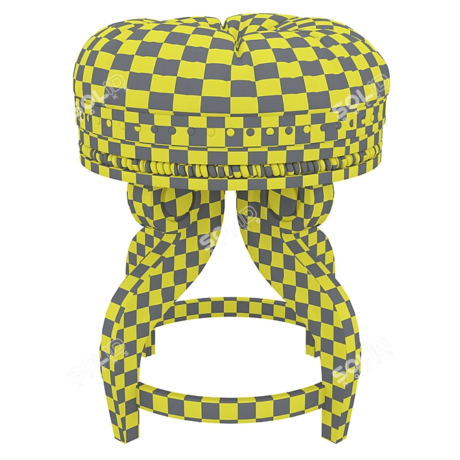 Sleek Bar Chair 3D model image 7