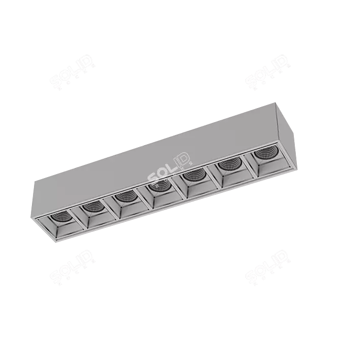 HOKASU Magnetic OneLine LS Luminaire 3D model image 3