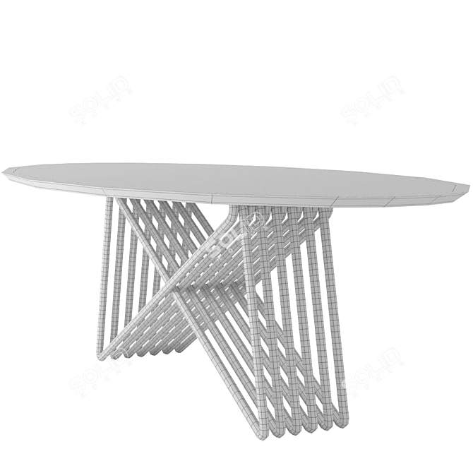 Porus Studio Broad Dining Table 3D model image 3