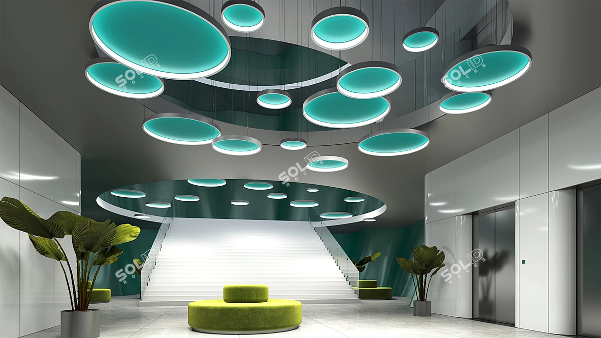  ASTRO CIRCLE - Customizable LED Lighting 3D model image 3