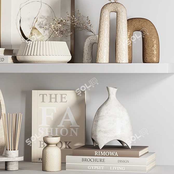 Elegant Decor Set for High-Quality Rendering 3D model image 3