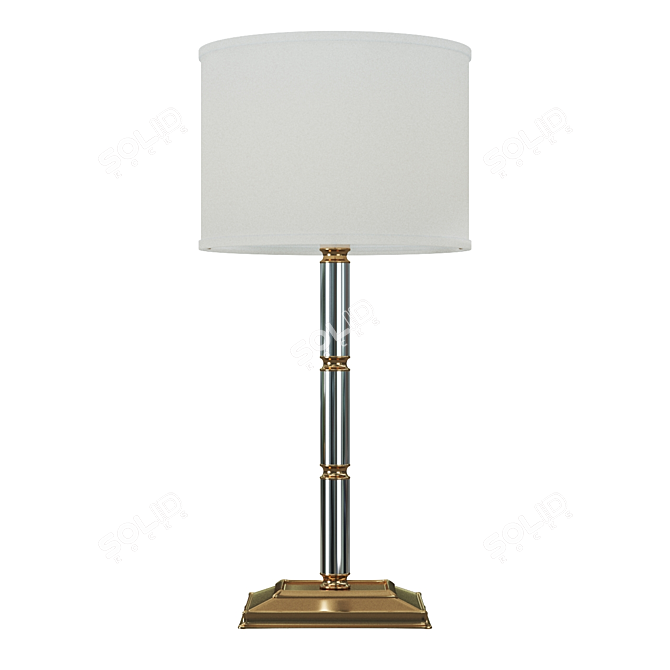 Elegant Tessa Acrylic Lamp 3D model image 1