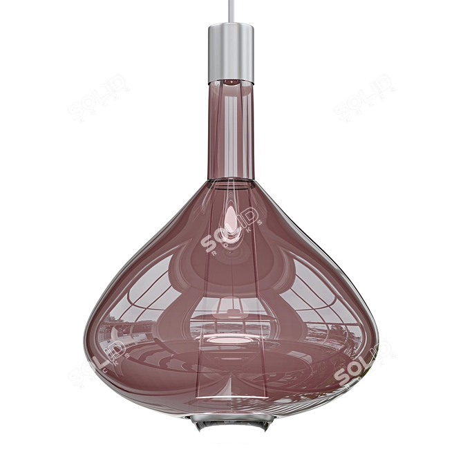 Translucent Pendant Light: Sky Fall 3D model image 1