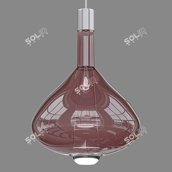 Translucent Pendant Light: Sky Fall 3D model image 2