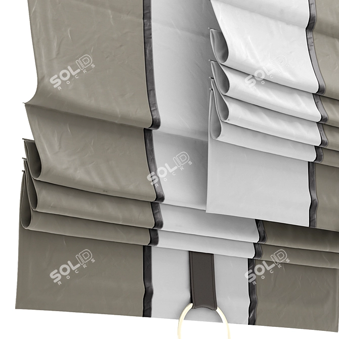 Elegant Roman Blind 103 3D model image 2