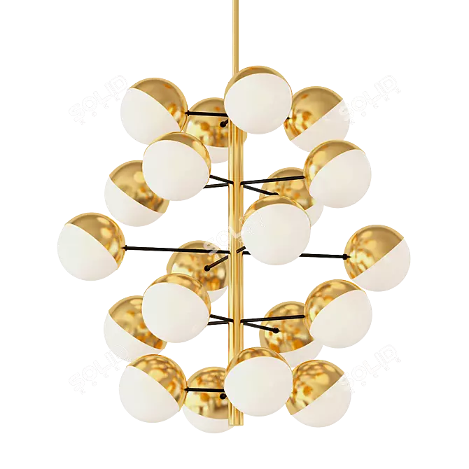 Eichholtz Cona Brass Sputnik 3D model image 1