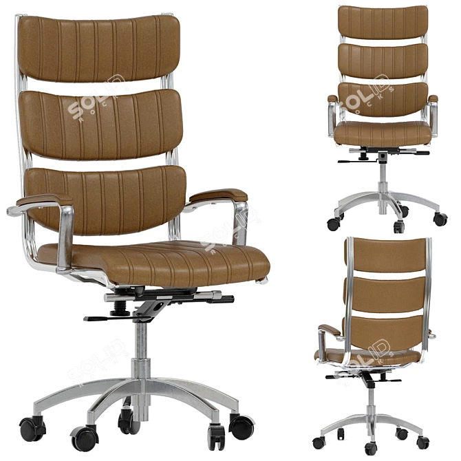 ErgoFlex Office Armchair 3D model image 1