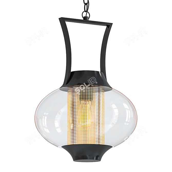 Modern V-Ray Horton Pendant Light 3D model image 1