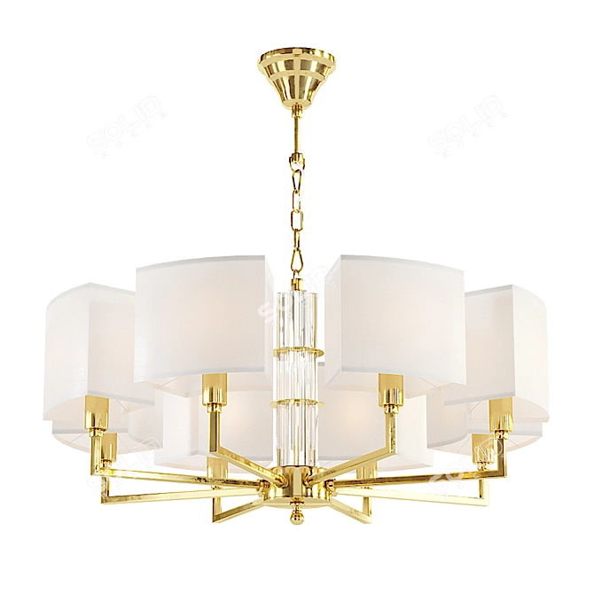 Elegant Maytoni Metropolitan Chandelier 3D model image 1