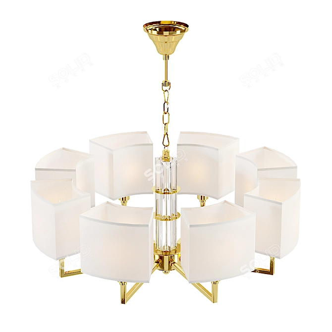 Elegant Maytoni Metropolitan Chandelier 3D model image 2