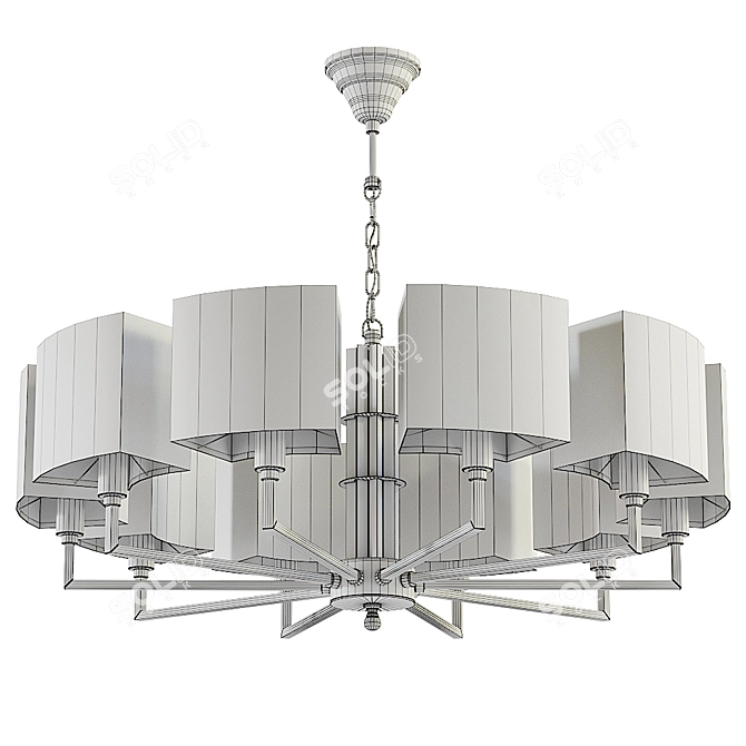 Elegant Maytoni Metropolitan Chandelier 3D model image 3