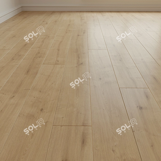 Chalet Oak Laminate Flooring 3D model image 1