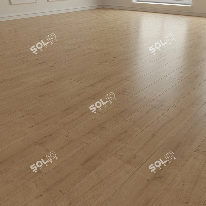 Chalet Oak Laminate Flooring 3D model image 2