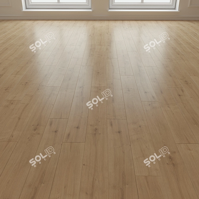 Chalet Oak Laminate Flooring 3D model image 3