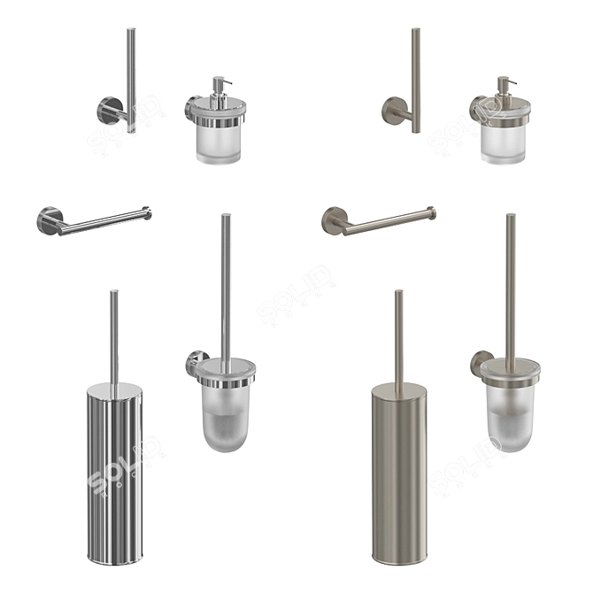 Modern Bathroom Set: Stella Sirius 3D model image 2