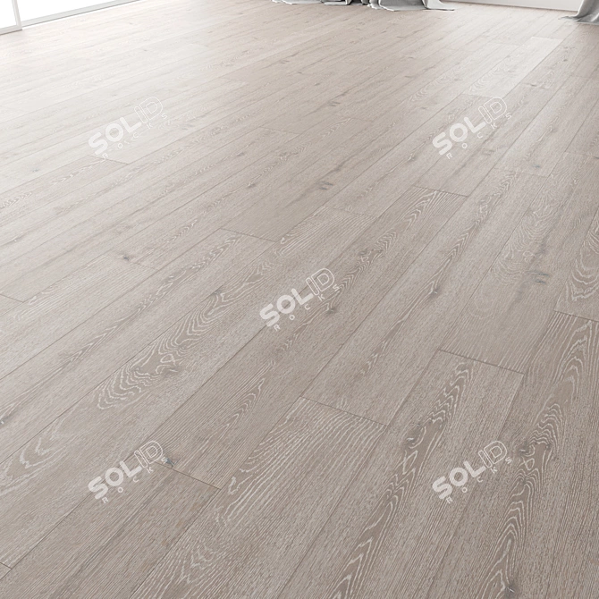 Wooden Floor Tile Set 13 | High-Quality 3D Model 3D model image 2