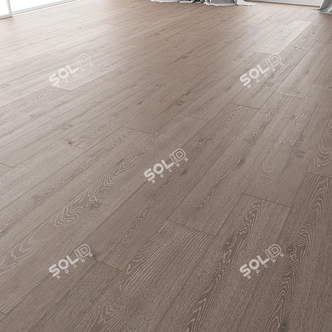 Wooden Floor Tile Set 13 | High-Quality 3D Model 3D model image 4