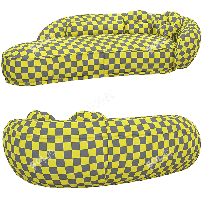 Stylish Leon Baxter Sofa: Comfortable and Elegant 3D model image 7