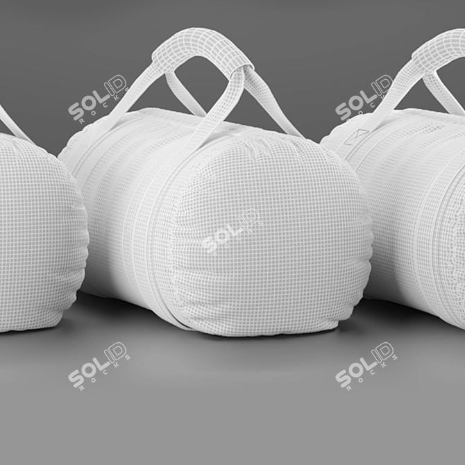 Strongman Weight Bag: Ultimate Gym Essential 3D model image 3